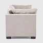 Sofá Edimburgo 2c Chenille Beige - Miniatura 4