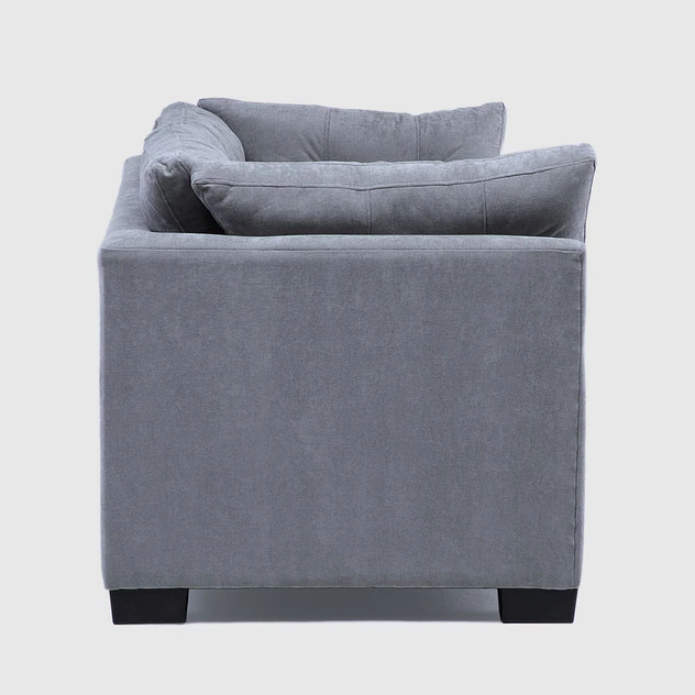 Sofá Edimburgo 2c Chenille Gris Medio 4