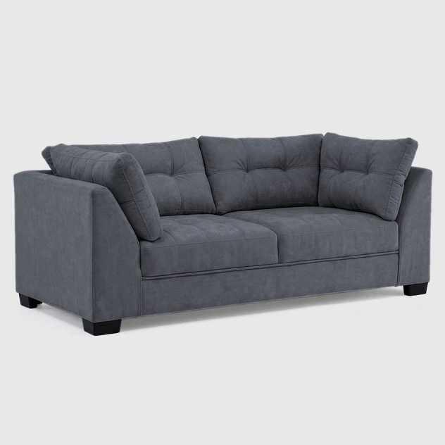 Sofá Edimburgo 2c Chenille Gris Oscuro 3
