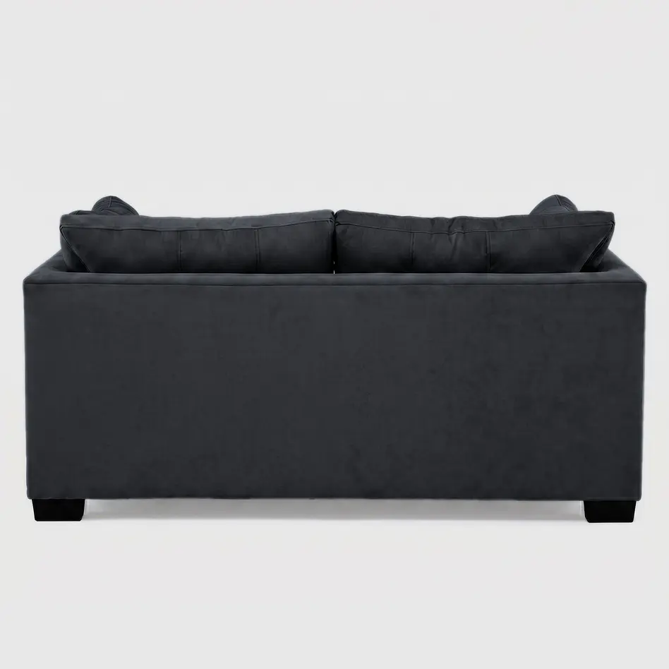 Sofá Edimburgo 2c Chenille Negro 5