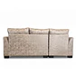 Seccional Denver Derecho Beige - Tela Aspecto Cuero - Miniatura 5