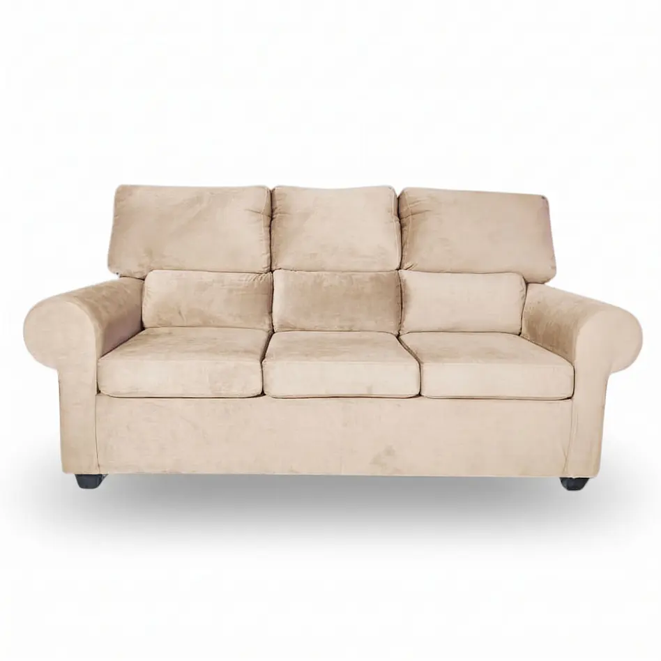 Sofá Boston 3c Felpa Beige 1