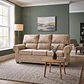 Sofá Boston 3c Felpa Beige - Miniatura 2