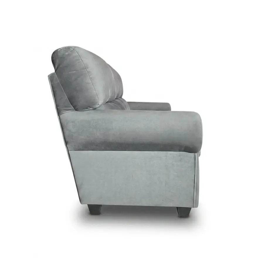 Sofá Boston 3c Felpa Gris 4
