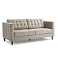 Sofá Siena Felpa Beige 202 cm - Miniatura 1