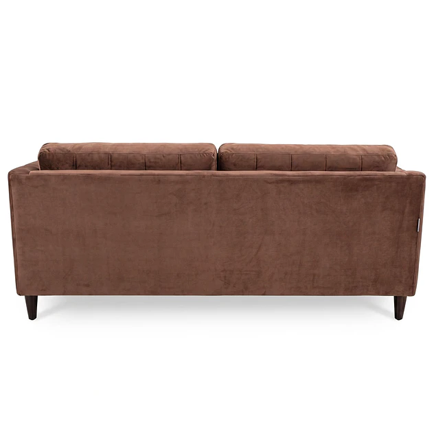 Sofá Siena Felpa Café 202 cm 5