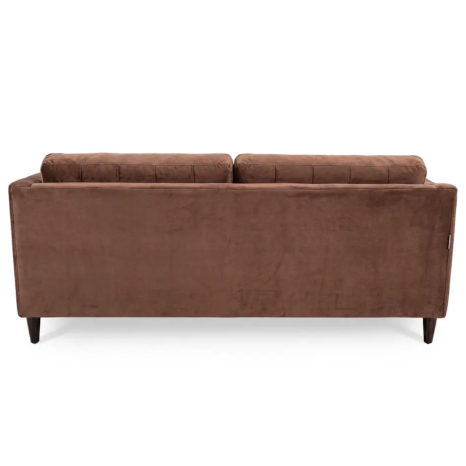 Sofá Siena Felpa Café 202 cm 5
