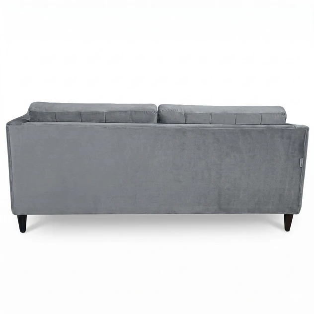 Sofá Siena Felpa Gris 202 cm 5