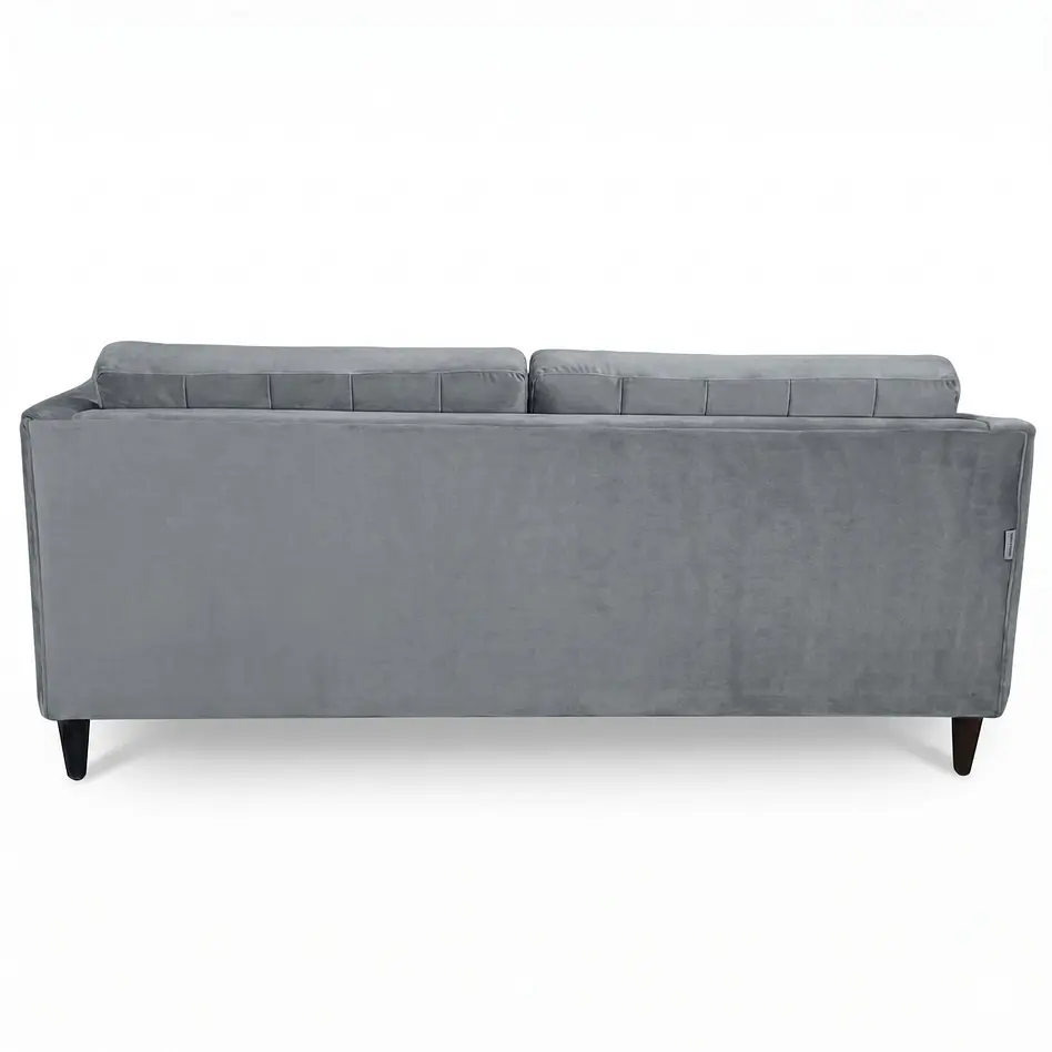 Sofá Siena Felpa Gris 202 cm 5