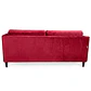 Sofá Siena Felpa Rojo 202 cm - Miniatura 5