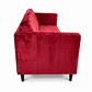 Sofá Siena Felpa Rojo 202 cm - Miniatura 4