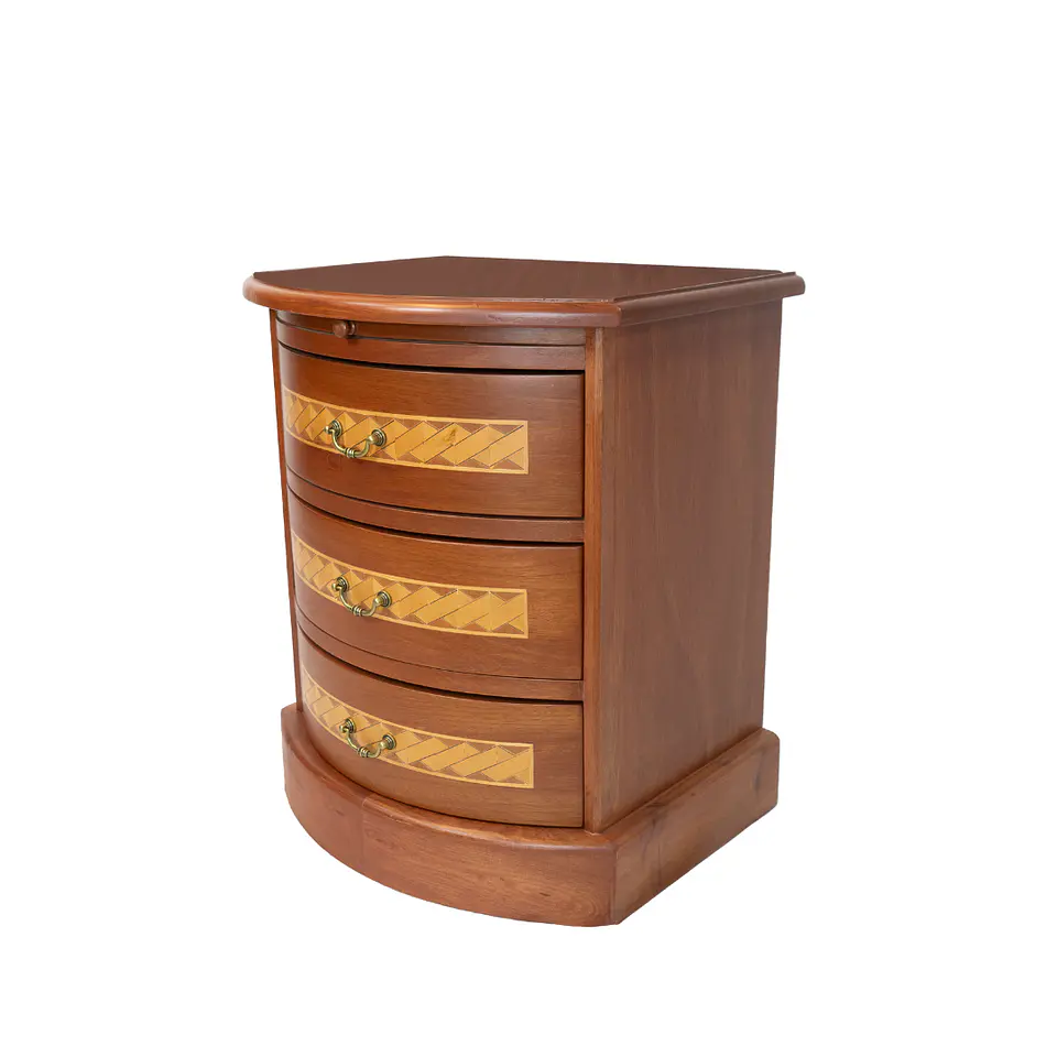 Juego Dormitorio Modelo Curvo Entrenzado 2P 4