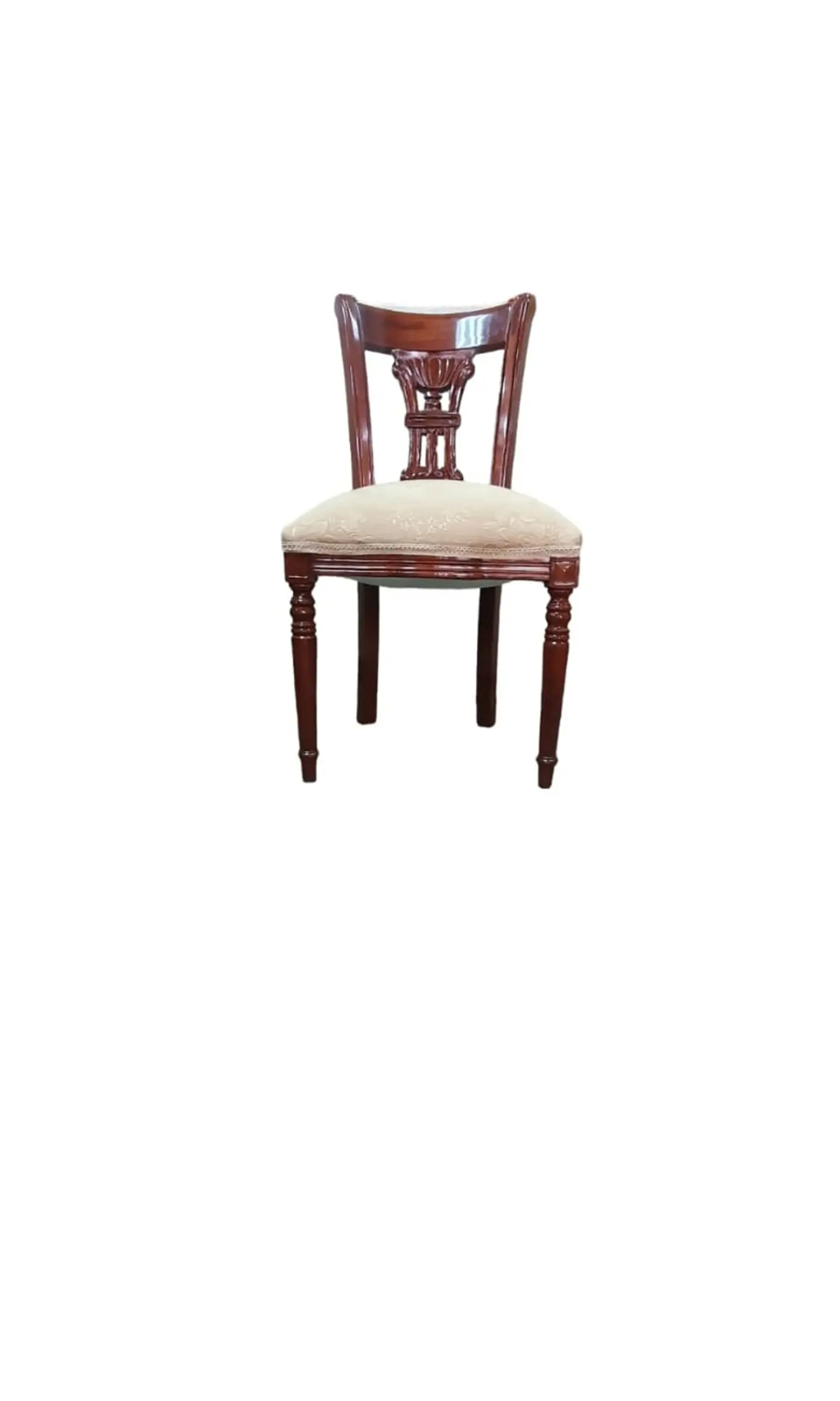Comedor redondo extensible 4a6 con marqueteria  3