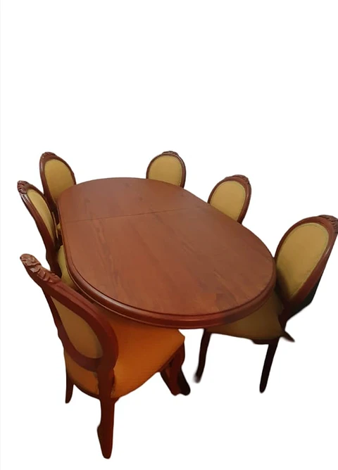comedor extensible ovalado