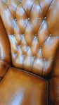bergere cuero café - Miniatura 3