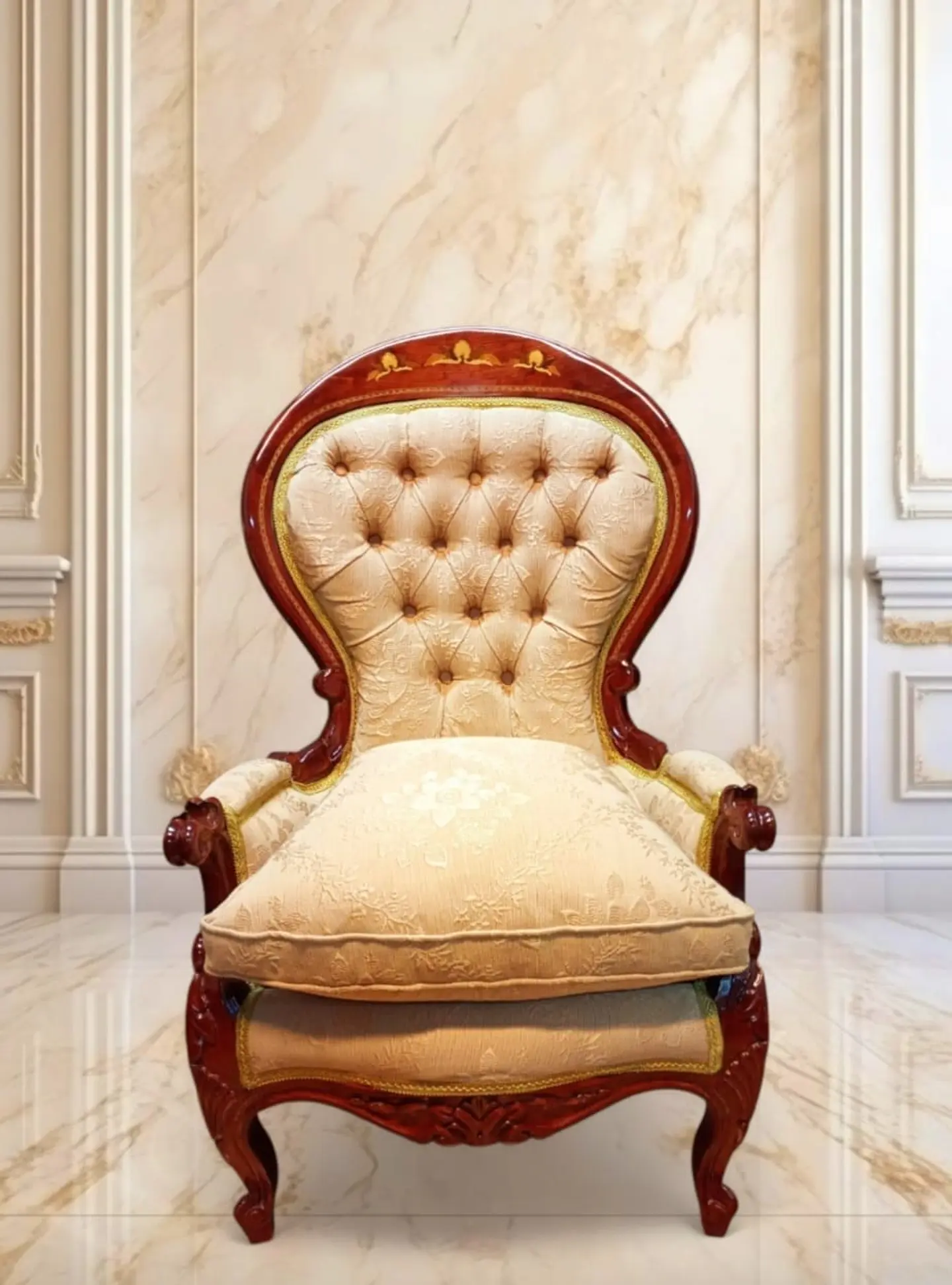 Sitial Presidencial con Marqueteria 1