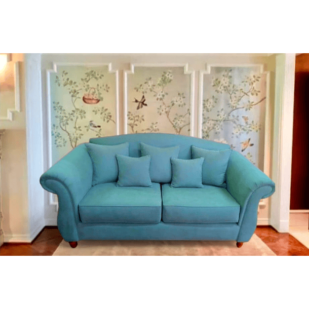 sofá  corino celeste