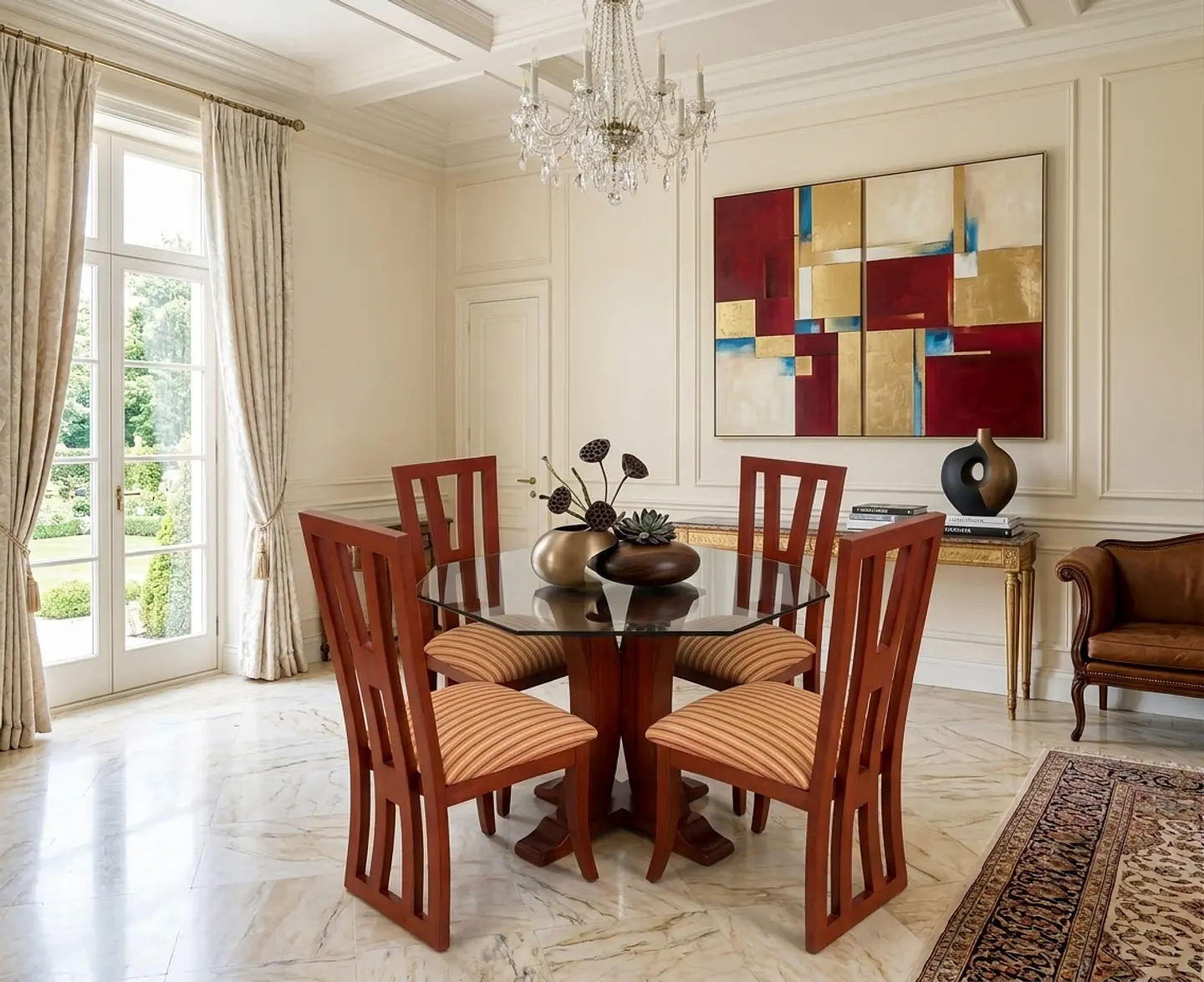 Comedor Hexa Glass 2