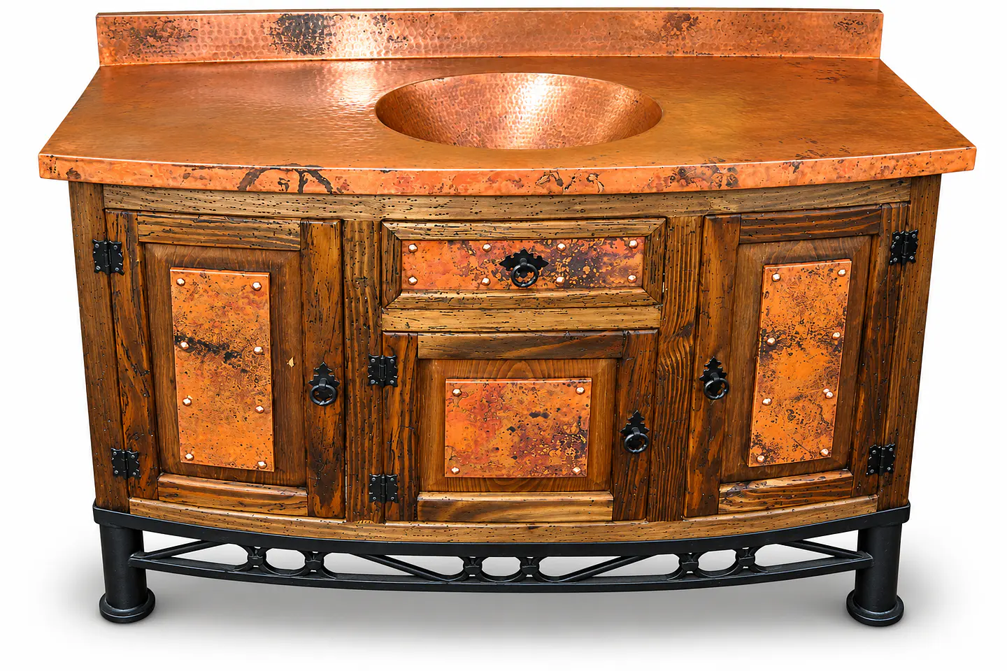 Mueble de Baño Curvo Herreria  1