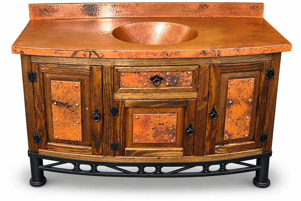 Mueble de Baño Curvo Herreria  1
