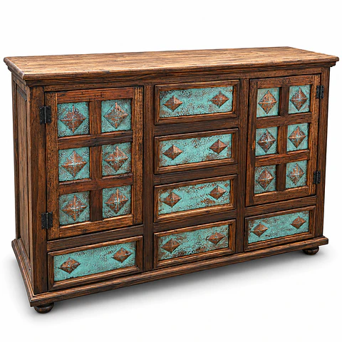 Credenza Rombos Turquesa 