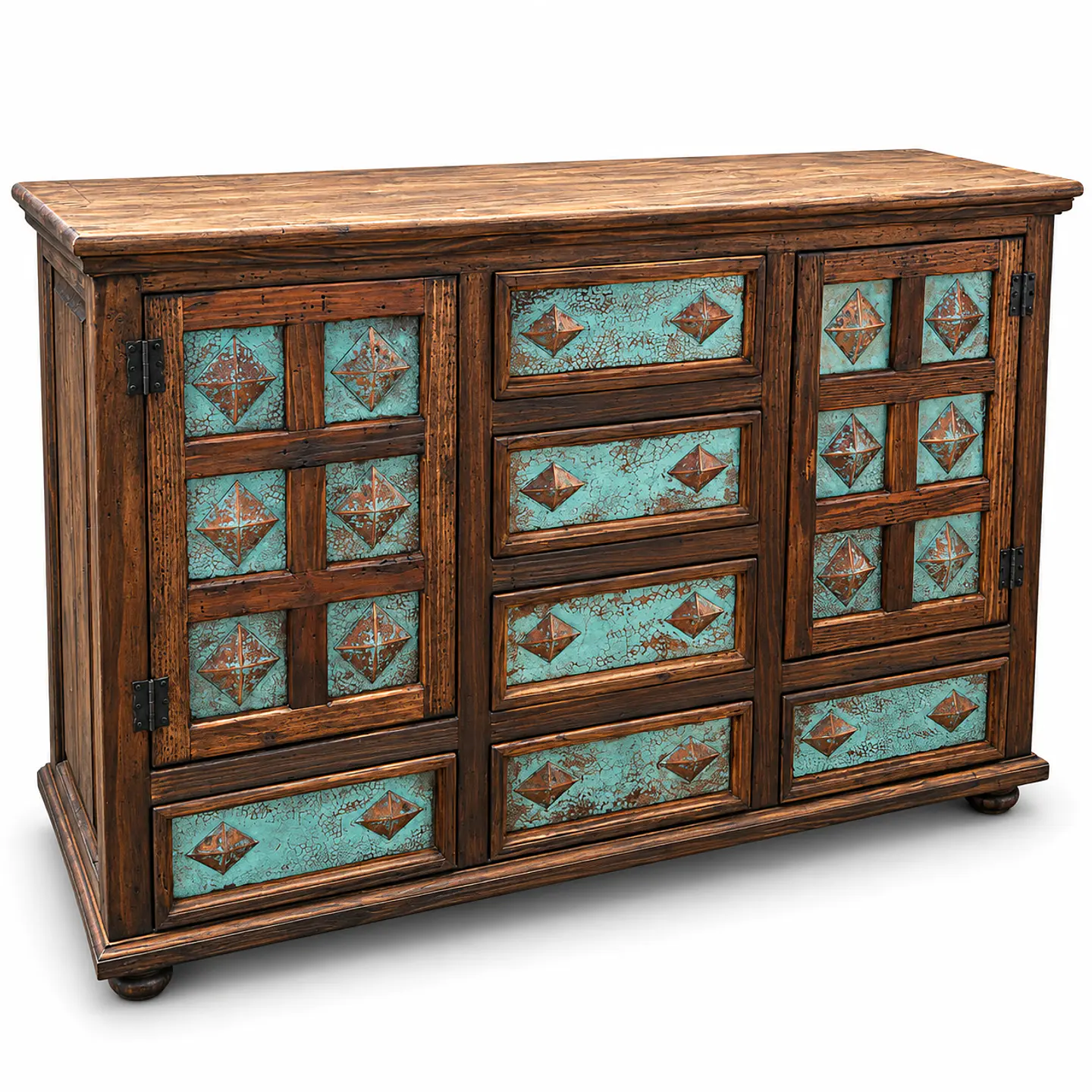 Credenza Rombos Turquesa  1