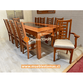 Comedor Trilach, para 10 personas, con Comensales.