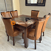 Comedor para 6 personas, Cuadrado, con sillas Verona