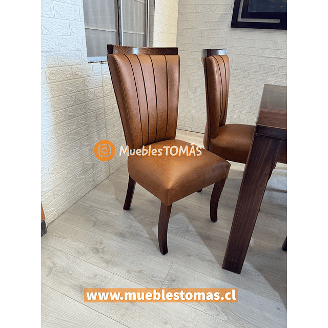 Comedor para 6 personas, Cuadrado, con sillas Verona