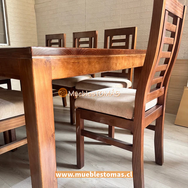 Comedor Clara, para 8 personas. Formato Amplio.