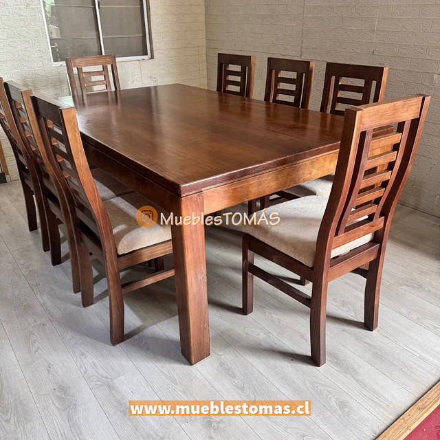 Comedor León, para 8 personas. Formato Amplio.