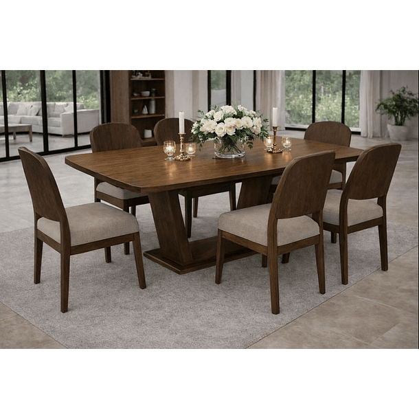 Comedor tapa en madera