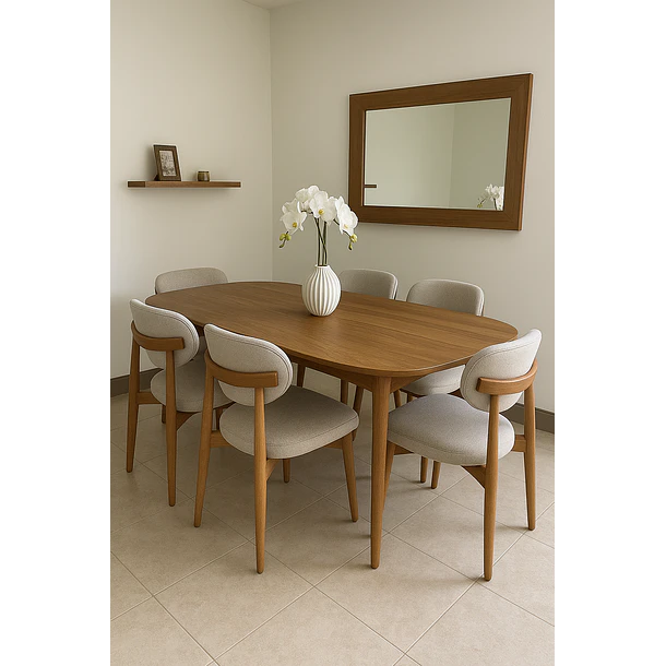 Comedor tapa en madera