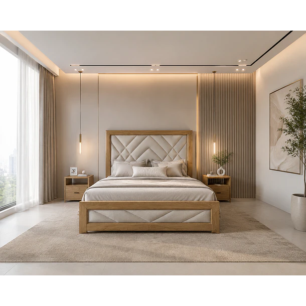 CAMA TAPIZADA 1