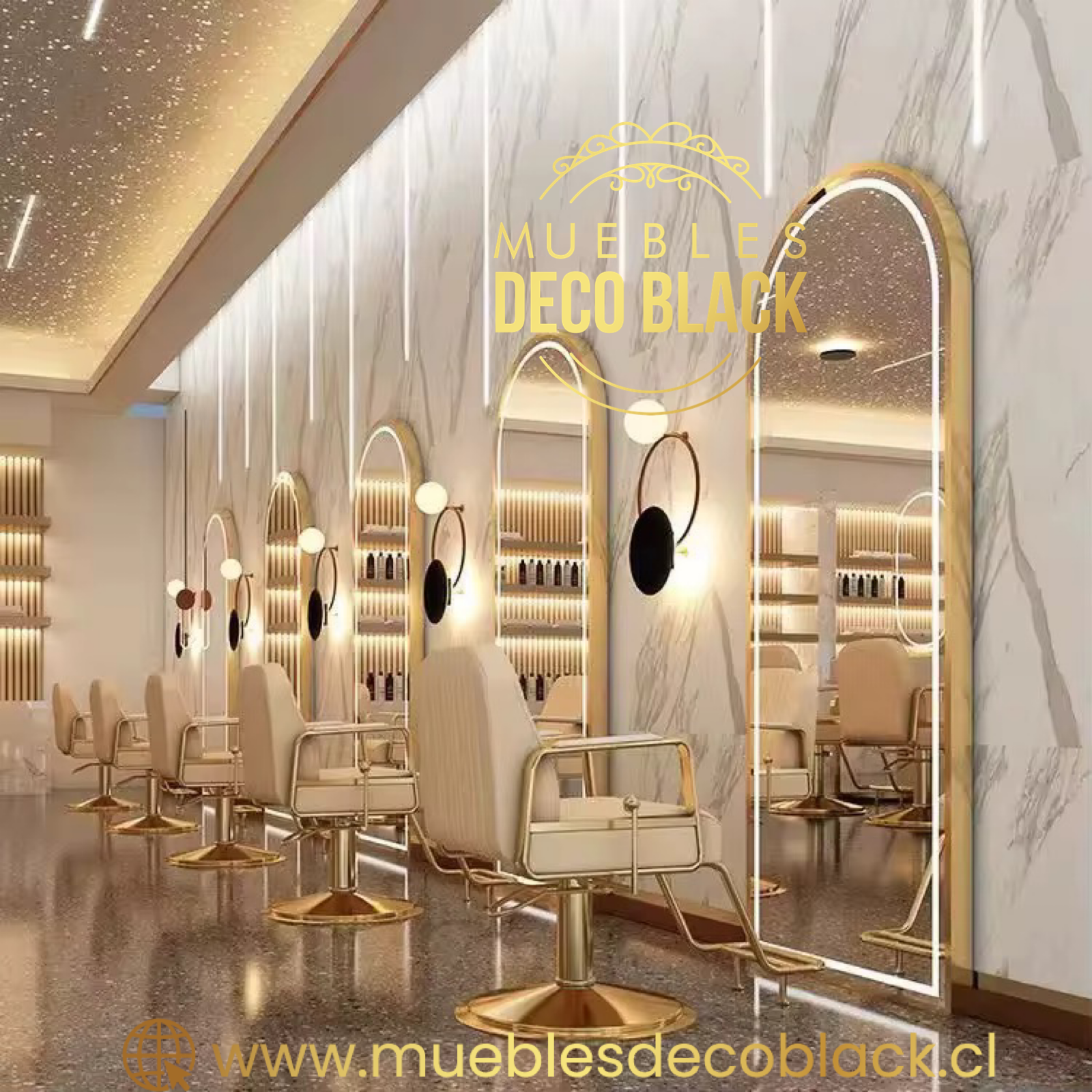 ESPEJO MEDIA LUNA LED