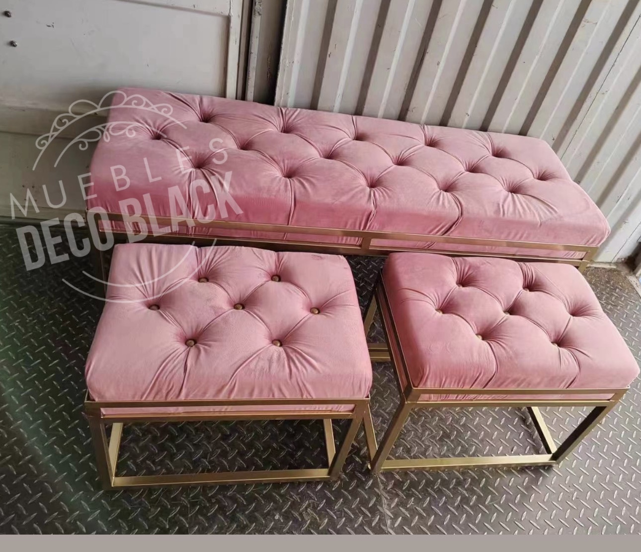 SET DE BANQUETAS