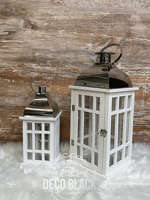 SET DE FAROLES SILVER