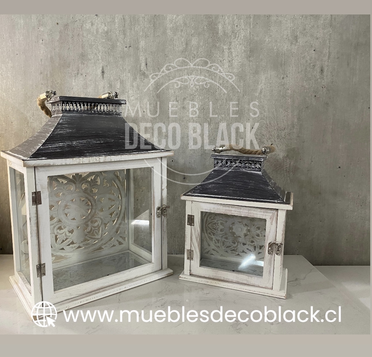 SET DE FAROLES MANDALAS