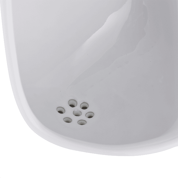 Urinario Domsa Blanco modelo UNI-01 (Incluye Llave Fluxómetro y Sifón Flexible) 3