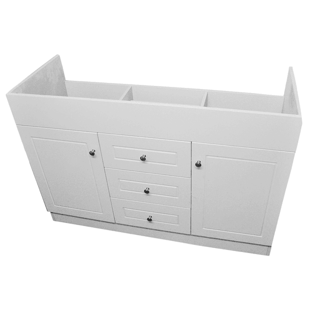 Kit Mueble BD-120-PH + Vanitorio P-120D Blanco Doble  / 120x80x47cm 4