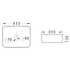 Lavamanos Sobreponer Domsa SLC910-B / 41x30x13,5cm 5