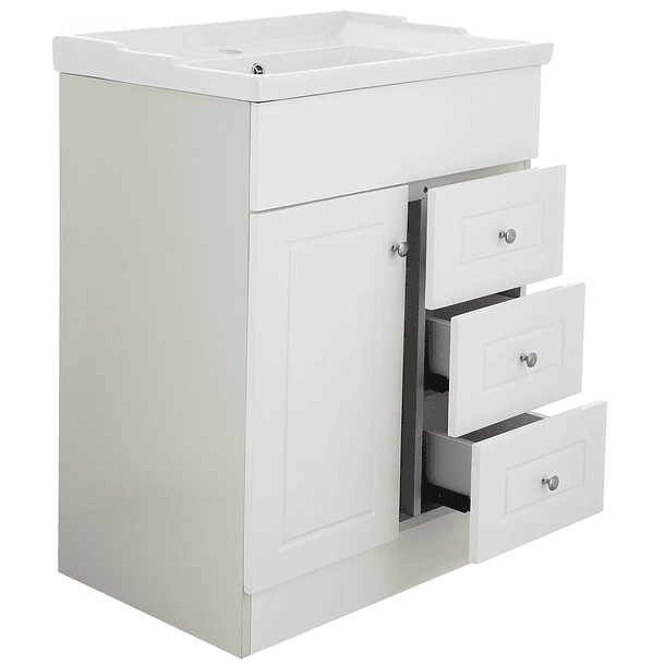 Kit Mueble B60-PHNB + Vanitorio F-60 Blanco / 60x80x47cm 4