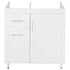 Mueble para Lavaplato Domsa Modelo PVC-PI-80 / 80x90x47cm 1