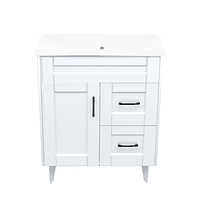 Kit Mueble Deluxe 70SK + Vanitorio F-70 Blanco / 70x47x80cm