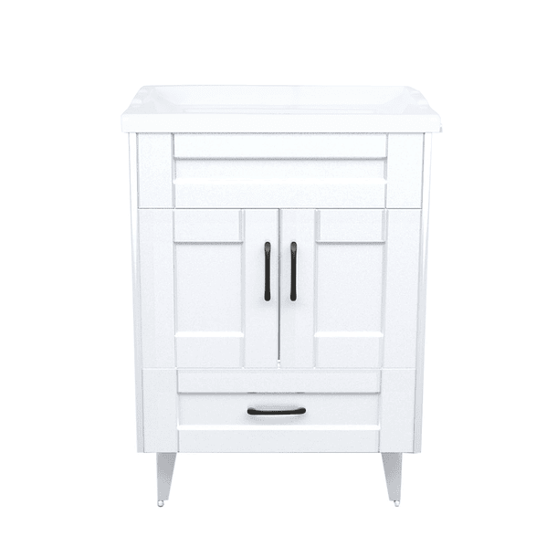 Kit Mueble Deluxe B60SK + Vanitorio F-60 Blanco  / 60x47x80cm 1