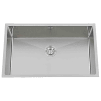 Lavaplatos Deluxe Domsa MDS8050B-SILVER SIN/L Bajo Cubierta / 80x50x21cm (Incluye Accesorios)