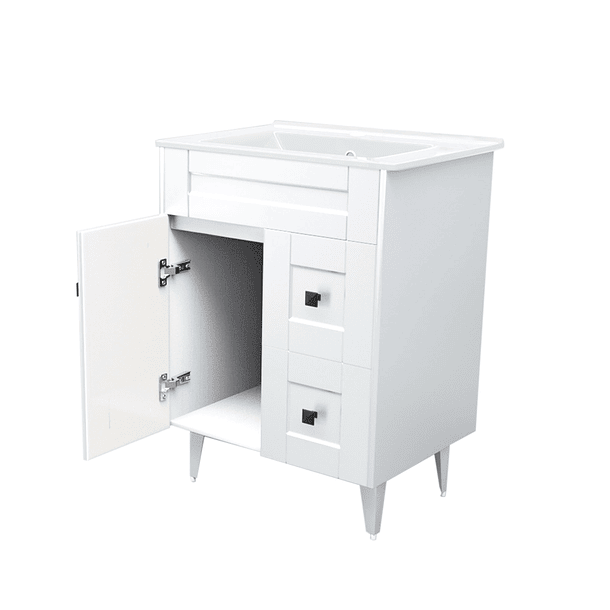 Kit Mueble Deluxe N60SK + Vanitorio Plano-60 Blanco / 60x47x80cm 4