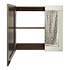 Mueble Botiquin con Espejo para Baño Elegance BME-80 Nogal / 80x13,5x80cm 3