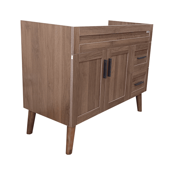 Mueble para Vanitorio Elegance Nogal  / 98,5x80x47cm (Sin Cubierta) 4