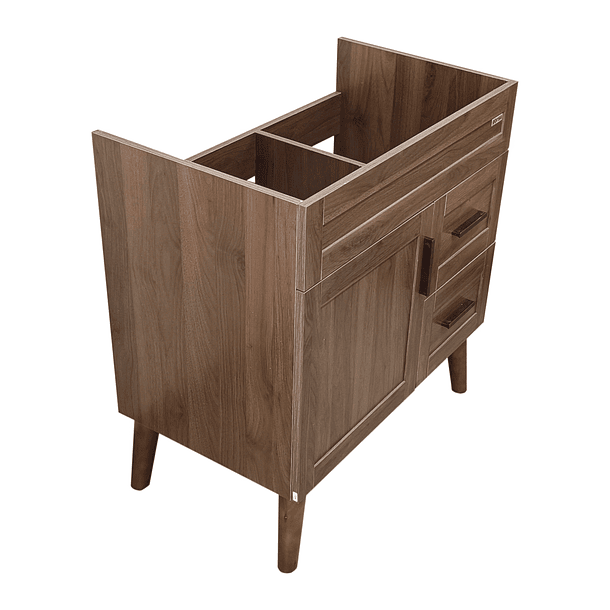 Mueble para Vanitorio Elegance Nogal  / 78,5x80x46cm (Sin Cubierta) 3